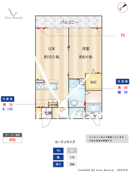アルカンシェル北越谷 105 【埼玉県北越谷駅】 の間取り図