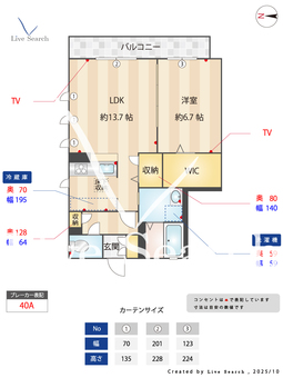 シャーメゾン湯梨浜 201 【大阪府城北公園通駅】 の間取り図