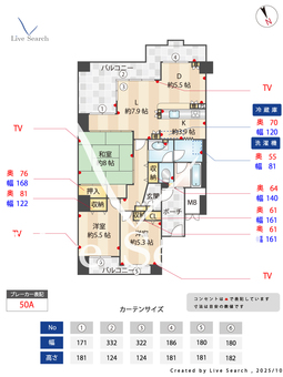 エルタウン学園6 510 【兵庫県学園都市駅】 の間取り図
