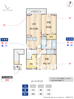 ソレイユ 201 【埼玉県熊谷】 の間取り図