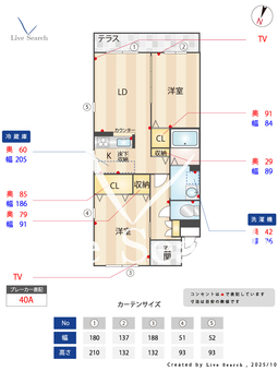 べレオ宝塚 B101 【兵庫県山本】 の間取り図
