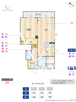 リバージュ 102 【兵庫県売布神社】 の間取り図
