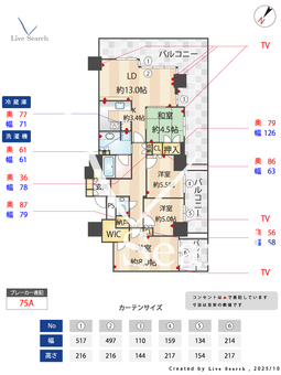 住吉川リバーサイドフォーラム 408 【兵庫県住吉】 の間取り図