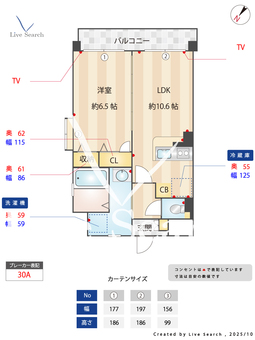 ル・プランタン博多 401 【福岡県西鉄バス　山王公園前　停】 の間取り図