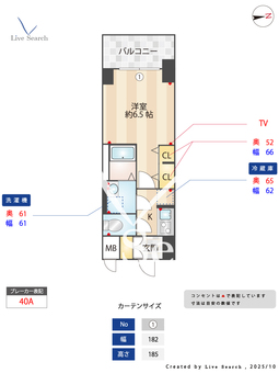 S-RESIDENCE新大阪Rish 203 【大阪府新大阪駅】 の間取り図