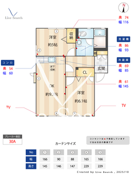 エシール 101 【茨城県戸頭駅】 の間取り図