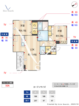 FIRST SCENE Ⅴ番館 203 【千葉県本八幡駅】 の間取り図