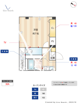 ロフティ池上 202 【東京都池上駅】 の間取り図