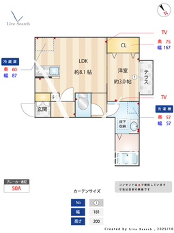 ブルームマーレ 103 【神奈川県南林間駅】 の間取り図