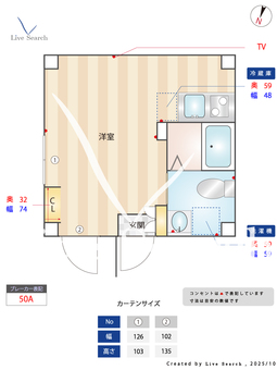 リバース笹塚 102 【東京都笹塚】 の間取り図