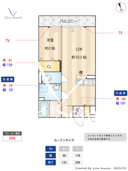 ディアコートKH　Ⅱ  102 【東京都西武池袋・豊島線　富士見台駅】 の間取り図