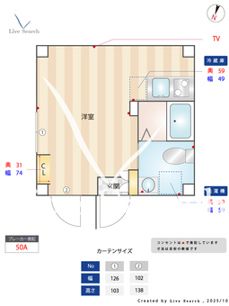 リバース笹塚 302 【東京都笹塚】 の間取り図