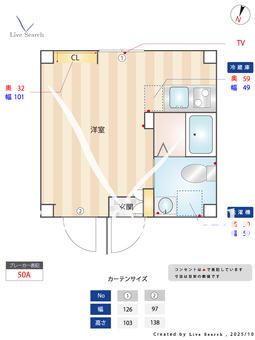 リバース笹塚 402 【東京都笹塚】 の間取り図