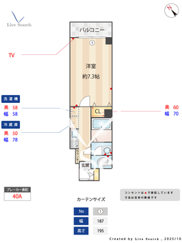 博多パレス 201 【福岡県中洲川端駅】 の間取り図