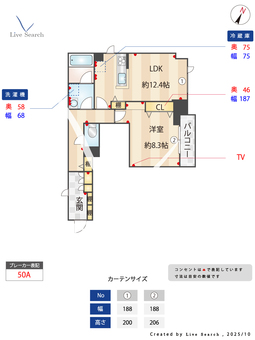 デューツゲタ 301 【神奈川県相模鉄道本線　大和駅】 の間取り図