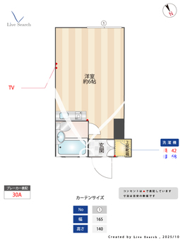 グリーンハイツ仙川 206 【東京都仙川駅】 の間取り図