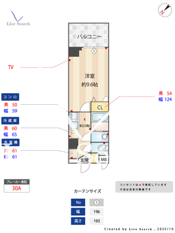 Sakura Building 401 【埼玉県新越谷駅】 の間取り図