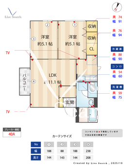 ビューテラス牛久 101 【茨城県牛久駅】 の間取り図