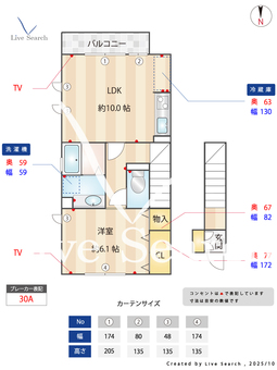 ヴェルドミール成城 201 【東京都成城学園前駅、祖師ヶ谷大蔵駅】 の間取り図