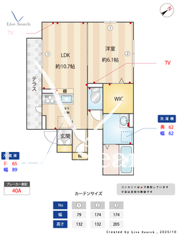 クリビア（clivia） 102 【東京都高尾駅　】 の間取り図
