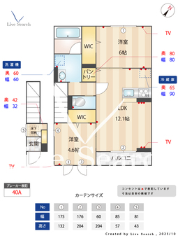 ヴィラ コンフォート 201 【埼玉県深谷】 の間取り図