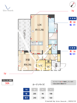 ロスマリーノ東川口 204 【埼玉県東川口】 の間取り図