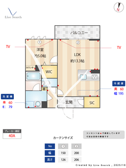 DEUXリジエール 303 【熊本県南熊本駅】 の間取り図