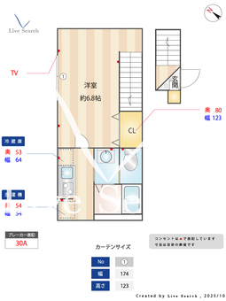 ミハス旗の台 207 【東京都旗の台駅】 の間取り図