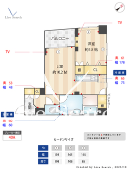 ポルト ドゥ ヴァンドーム  305 【東京都練馬高野台駅】 の間取り図