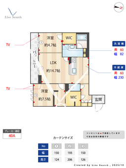 DEUXリジエール 204 【熊本県南熊本駅】 の間取り図