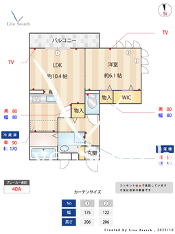 ヴィラグランデ　Ⅱ 211 【埼玉県小手指駅】 の間取り図