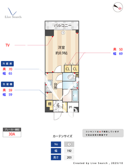 ファミィーユ用賀 502 【東京都用賀駅】 の間取り図