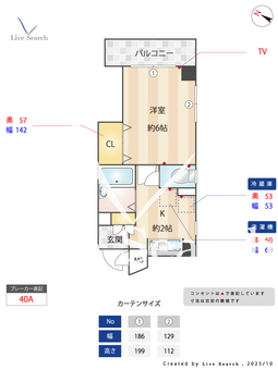 ブロッサム　カスガデ 203 【大阪府	 阪神電鉄阪神なんば　伝法駅　徒歩13分】 の間取り図