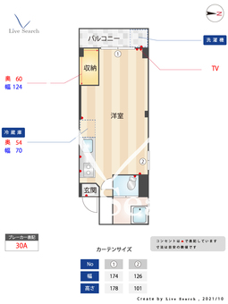 パレス町屋 304 【東京都町屋駅】 の間取り図