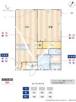 KTH堀切 302 【東京都堀切菖蒲園駅】 の間取り図