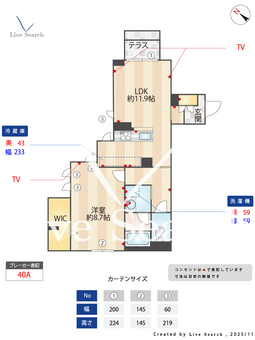 メゾンドフォレ中目黒 102 【東京都中目黒駅】 の間取り図