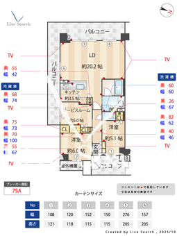 ジオ桃山台レジデンス 310 【大阪府桃山台】 の間取り図