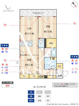 グランメゾン高師浜 202 【大阪府伽羅橋駅】 の間取り図