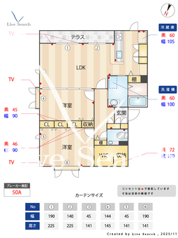 アヴェニール仁川Ⅰ 102 【兵庫県仁川駅】 の間取り図