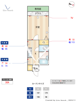 フォルム福岡南 105 【福岡県大橋駅】 の間取り図