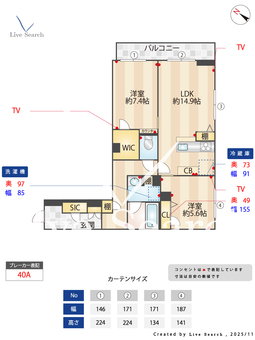 ドッゴミーム 403 【神奈川県鶴見駅】 の間取り図