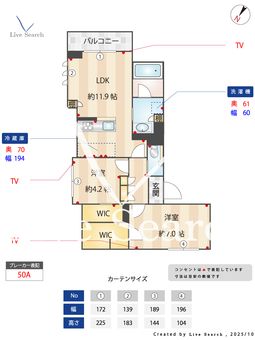 ミライザ緑ヶ丘 201 【東京都緑が丘駅】 の間取り図