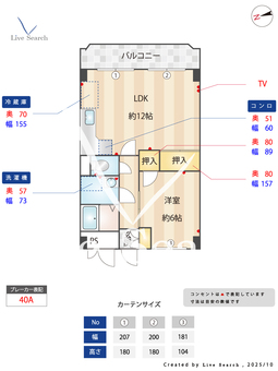 アビタ桜 402 【大阪府	阪急宝塚線「豊中」徒歩12分】 の間取り図