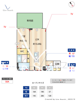 グランルージュ 105 【埼玉県川越駅】 の間取り図