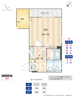 ワイシーメゾン 201 【兵庫県上沢駅】 の間取り図