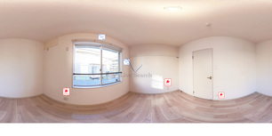 カルム・二色ノ浜 C202 【大阪府南海電鉄南海本線 鶴原駅】 の間取り図