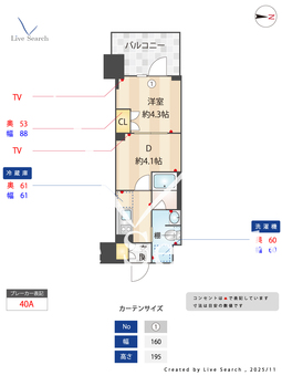 ジオエント上野稲荷町 1002 【東京都稲荷町駅】 の間取り図