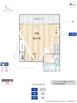 グッドウッド 403 【神奈川県南武線尻手駅】 の間取り図