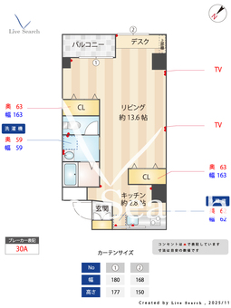 コーシンパートツー 205 【東京都千歳船橋駅徒歩５分】 の間取り図