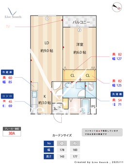 オノックスヒル 203 【千葉県愛宕駅】 の間取り図